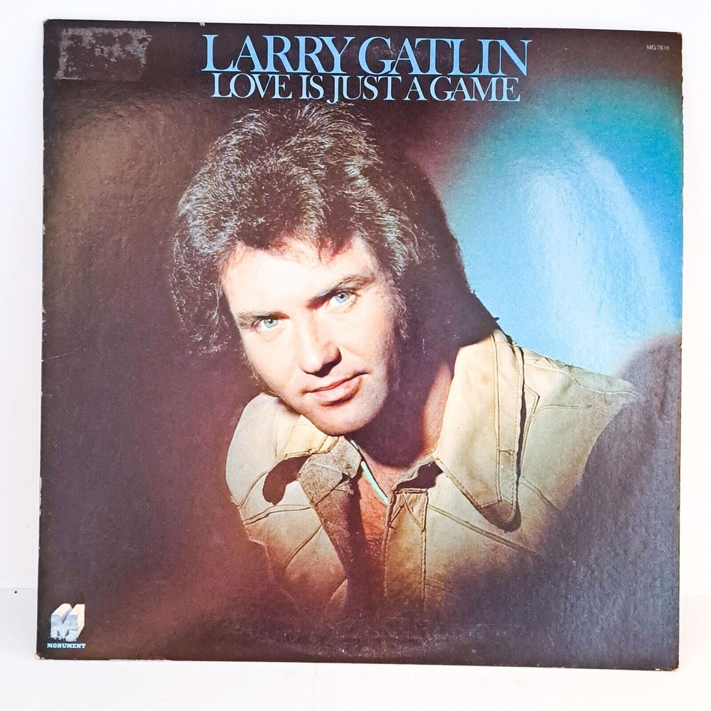 Larry Gatlin Love Is Just A‎ Game Vinyl Record LP 12" VTG Country MG7616 1977